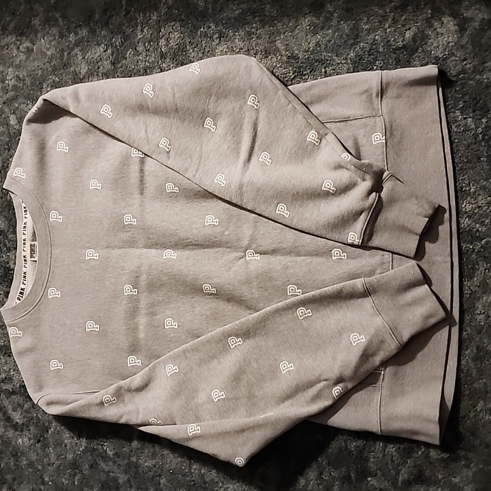 PINK Victoria's Secret signature crew neck sweatshirt